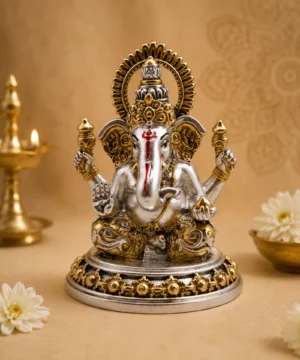 Brass Gnesha Idol