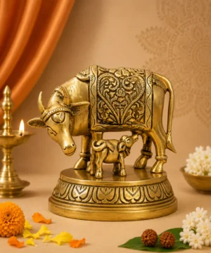 Brass Cow and Calf
