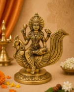 Brass Gayatri Devi Idol 4 in