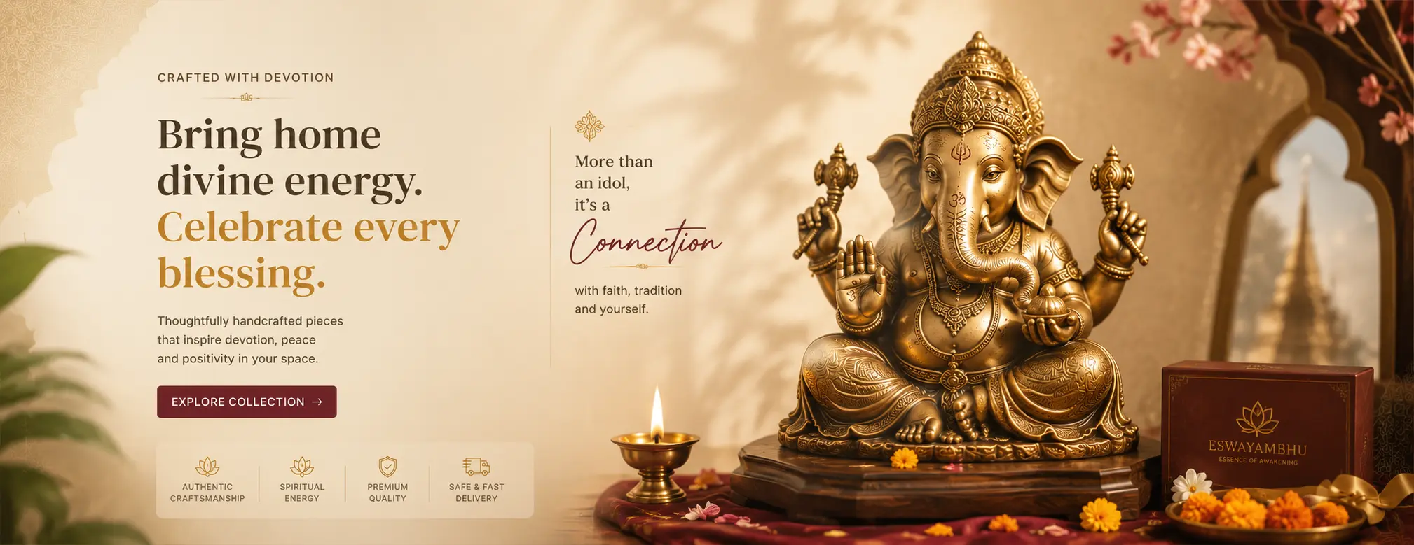 Eswayambhu Ganesha Banner